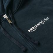 Schwarzer Hoodie mit Logo-Druck