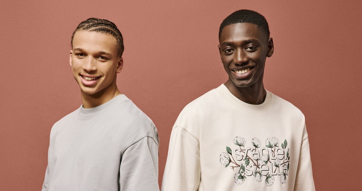 Zwei Personen in Kleidung der Marke Stanley/Stella